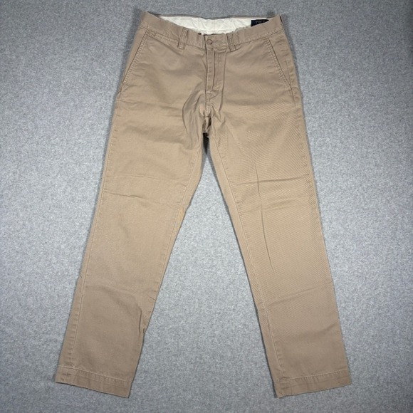Polo Ralph Lauren Other - Polo Ralph Lauren Slim Fit Chino Pants Men 32x32 (Fits 31x30) Beige Khaki